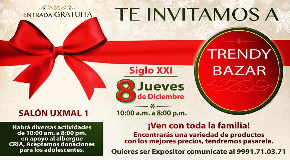 Asiste al #TrendyBAZAR donde encontrarás una variedad de productos ¡A los mejores precios!