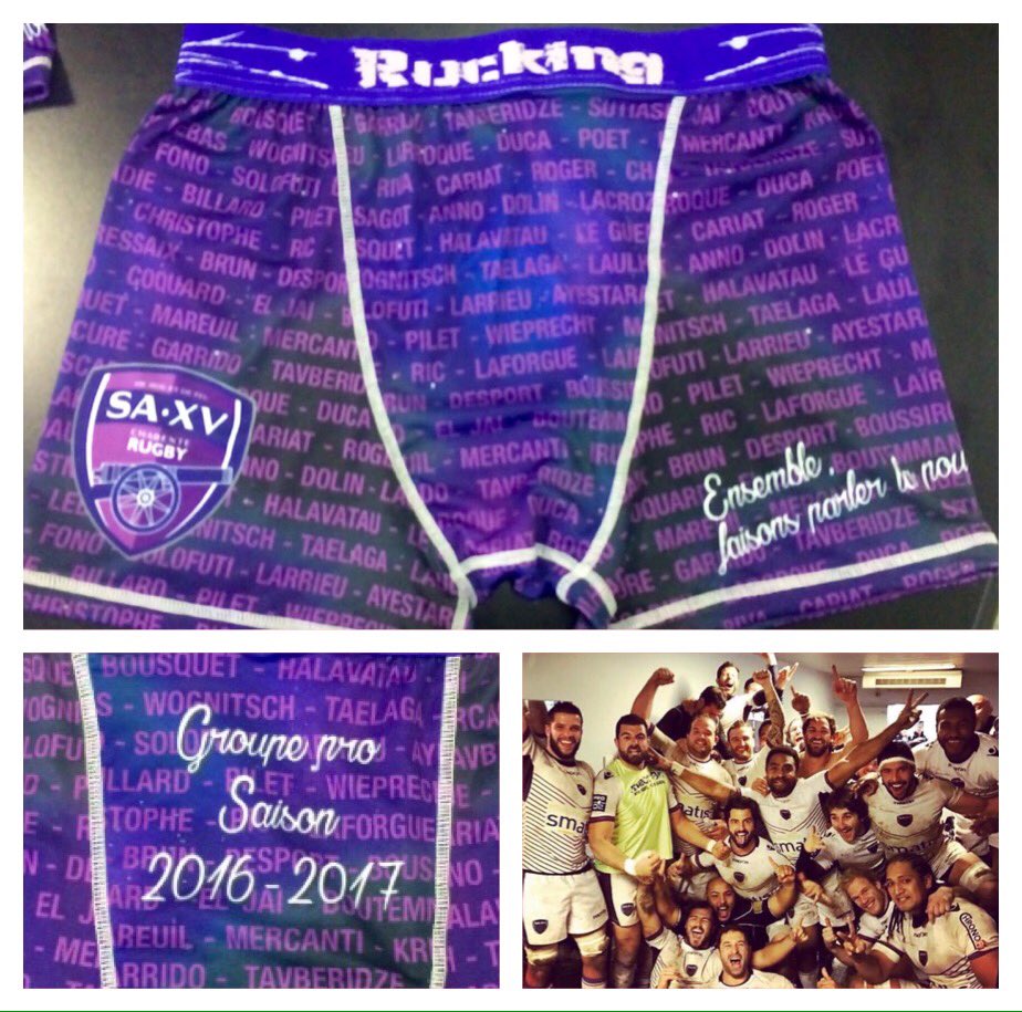 Vendredi à Chanzy : Vente du Boxer OFFICIEL Groupe Pro SAXV Saison 2016-2017 par l'association des joueurs ! Édition limitée au prix de 30€