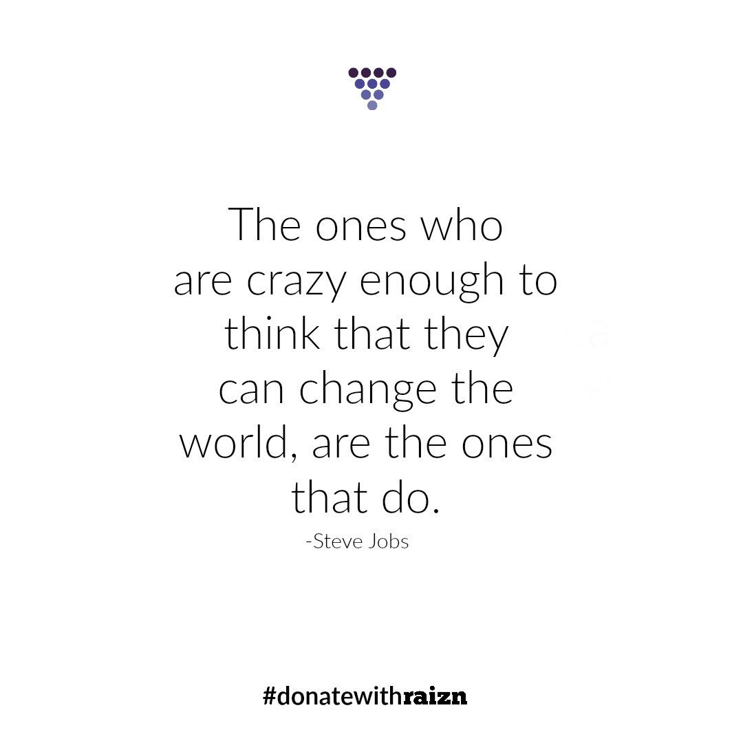 RaiznApp's tweet image. Here at #Raizn we believe that we can change the world 🌎 You don't need to be wealthy to make an impact. Join today and #donatewithraizn