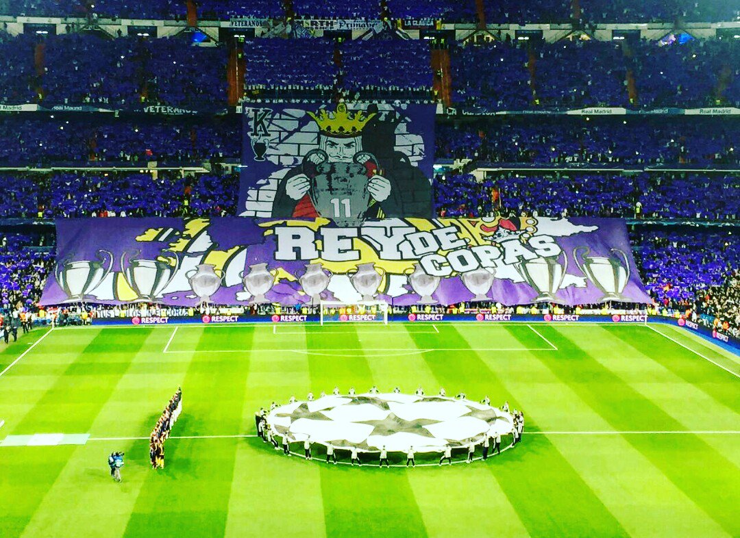 GradaFansRMCF's tweet photo. El Rey de Copas se despide de Europa hasta el año que viene. ¡Adiós a un año inolvidable! 🏆1⃣1⃣ #HalaMadridYnadaMas #FansRMCF #RMUCL https://t.co/QHtWSEhIC5