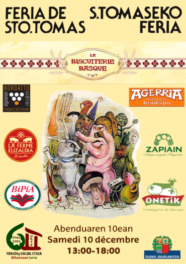 Samedi, un marché de Noël est organisé à La Maison Basque de Paris! 
#MarcheDeNoel <a href="/villesaintouen/">Ville de Saint-Ouen-sur-Seine</a> #saintouen
eskualetxea.com/fr/node/544