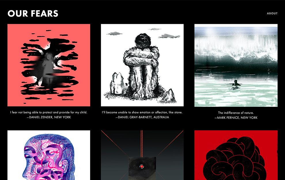 I made a website to host a larger collection of the FEAR drawings from the call-out immediately after the election: ourfears.net