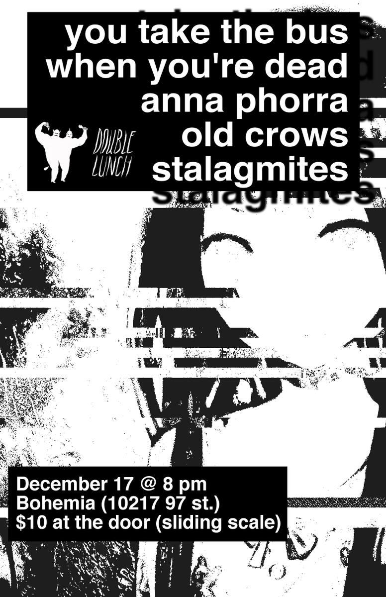 annaphorra's tweet photo. Edmonton show announcement! December 17 @ Bohemia! https://t.co/ytEMV8ABJW