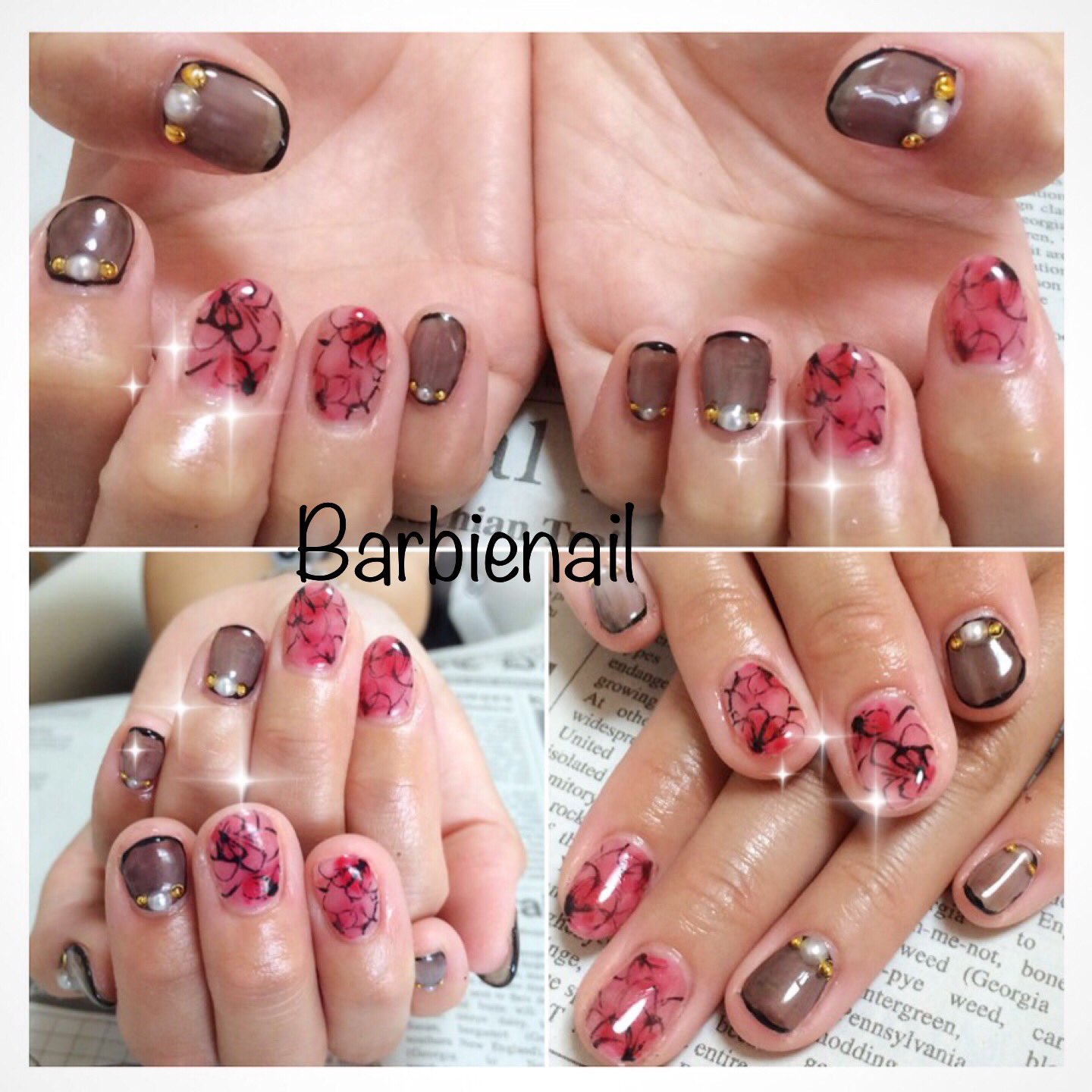 Private Room 27salon ショートネイルでも セクシーに可愛くっ シースルーネイル エロカワネイル シースルーフラワーネイル 滋賀県ネイルサロン 大津ネイルサロン 大津京ネイルサロン 自宅サロン 深夜もやってるネイルサロン 深爪矯正ネイル