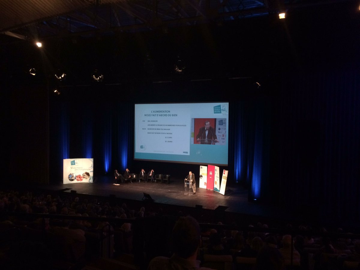 PasteurLille's tweet photo. #longévité : Jean Michel Lecerf-Bien manger ça veut dire quoi ? L'#alimentation nous fait Du Bien ! Il existe une alimentation #protectrice https://t.co/Z2BWvB1MnX