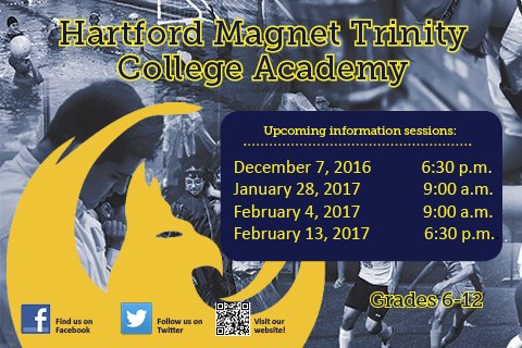 Join us at our Informational Session tonight at 6:30 p.m. Most seats available for 6th grade!