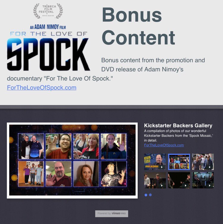 courtlen's tweet image. Found myself in the #SpockDoc bonus content! Day made!