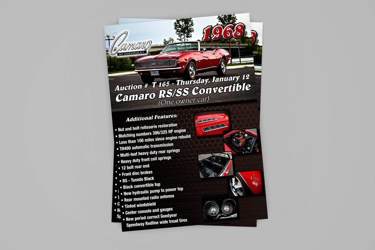 market_high's tweet photo. Auction Poster for a 1968 Camaro Convertible
https://t.co/AnP1bX9JPM

#GraphicDesign #poster #Camaro #convertible #auction #dreamcar https://t.co/AqWeHTGLN5