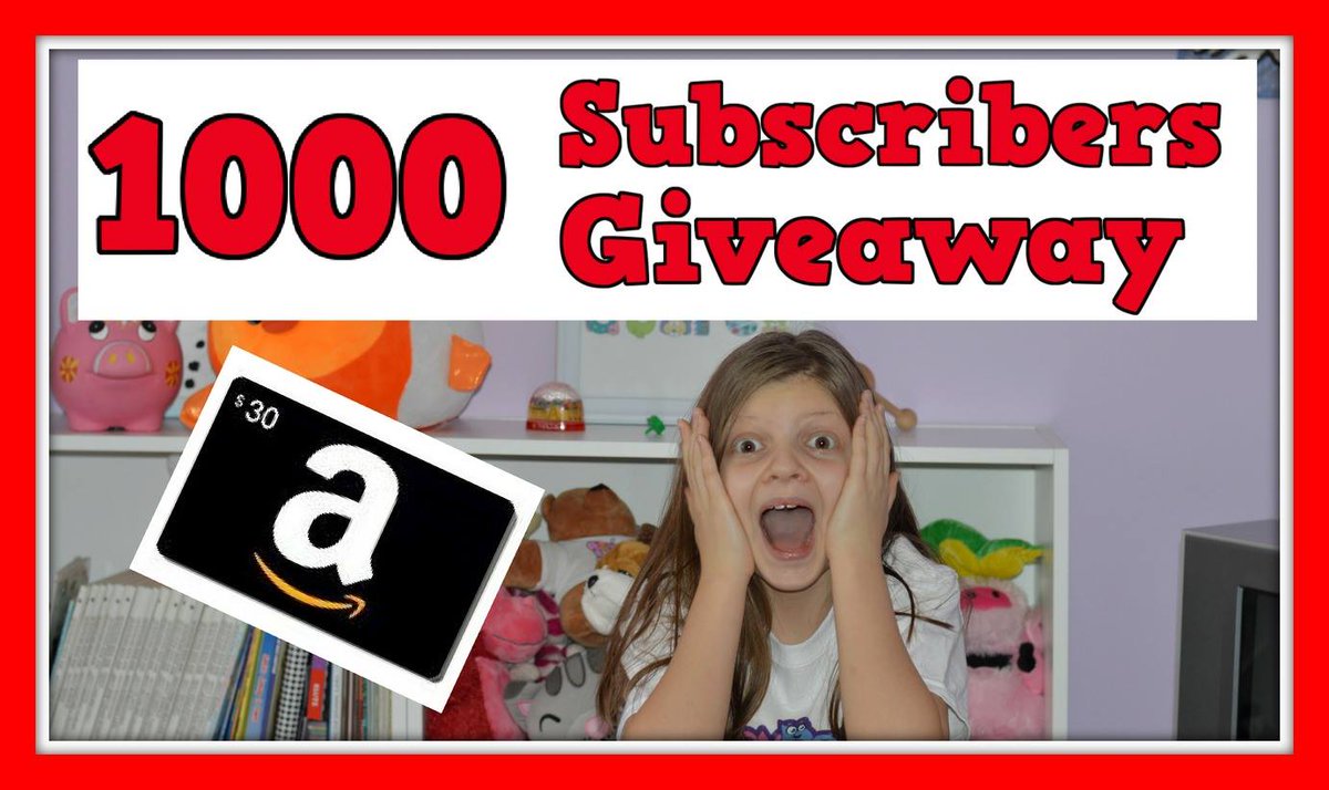 ToyRoomFun's tweet image. 1000 Subs Giveaway. Hitting 1000 Subscribers Milestone! Thank you so much for helping me reach 1000 subs :)
youtu.be/rVIKW7nzqQs