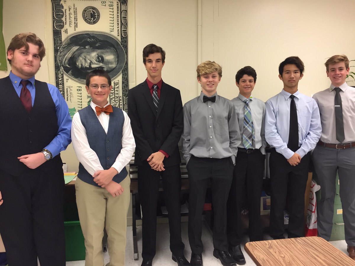 AofCreek's tweet photo. These sophomores really rocked professional dress today! #schsaof https://t.co/6Vobplq1Nm