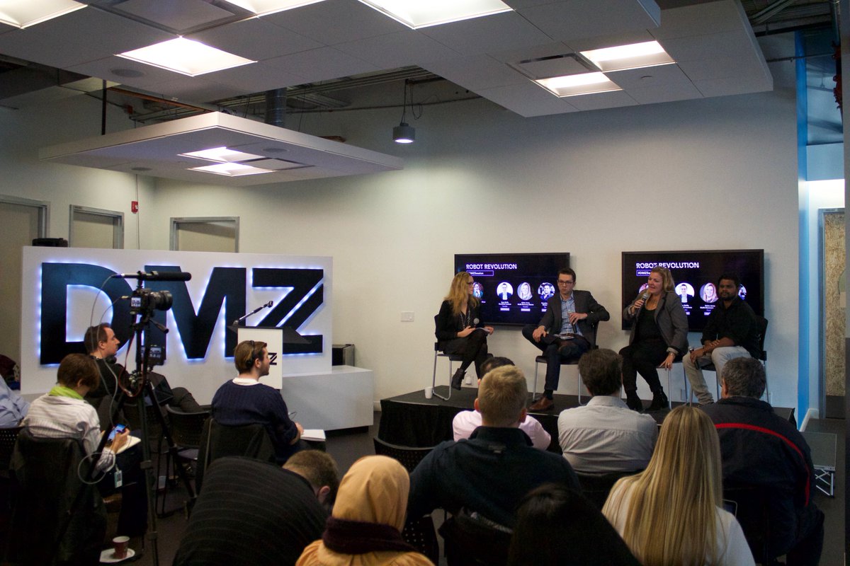 dmzhq's tweet photo. Automation is here to stay and a step forward for society. How do you adopt? - "Take it slow" @MullinSean @KJsaysthis @diynikola #DMZSession https://t.co/wnXx1O1OkU