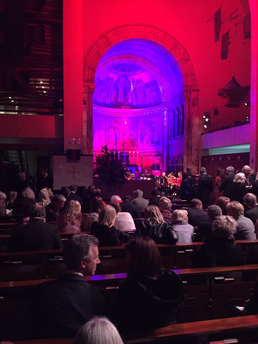 Christmas has started. SSAFA Xmas Carol Concert in The Guards' Chapel, London.