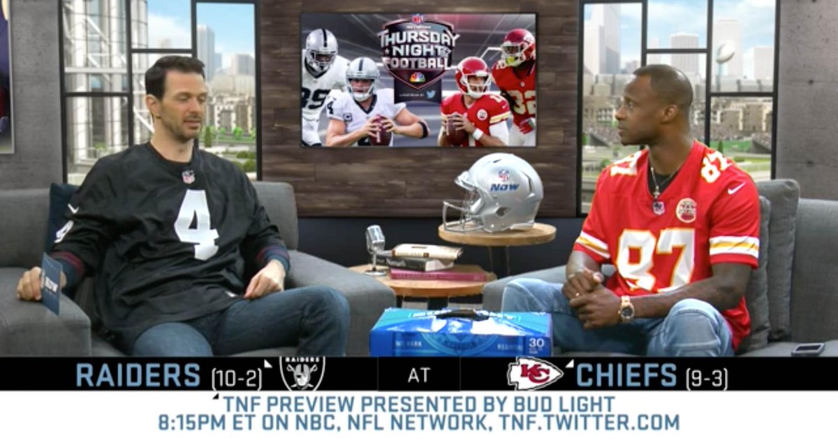 Raiders's tweet image. #OAKvsKC

@MarcIstookNFL and @Ike_SwagginU previewed Thursday night's AFC West showdown: bit.ly/2h3Tztm