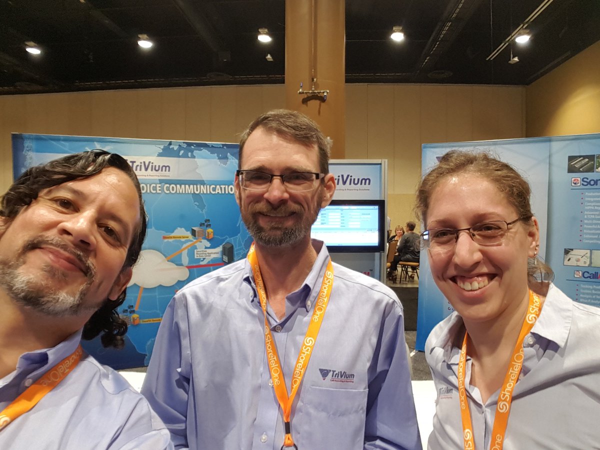 TriViumSys's tweet image. Meet the TriVians Donald, Jennifer and Mark at booth#10 ShoreTel One Partner Conference