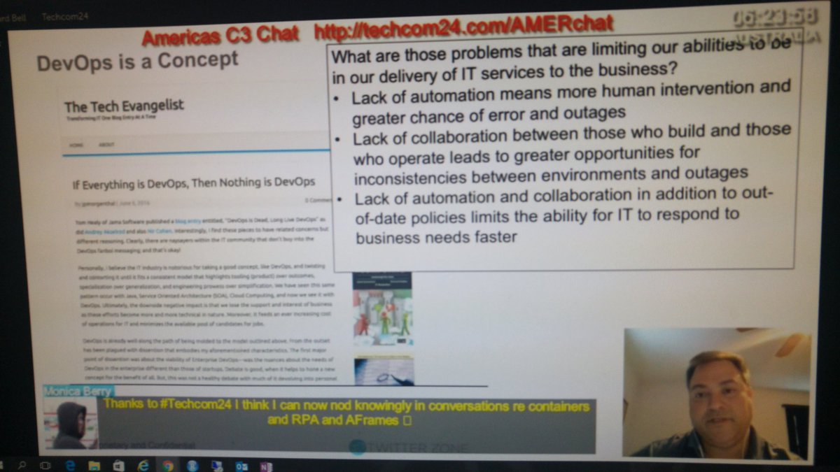DigitalColmer's tweet image. #Devops explained in English with @jpmorgenthal @CSC #TechCom24 #DevopsIsAConcept #MyWorkStyle uses #CSCAgility