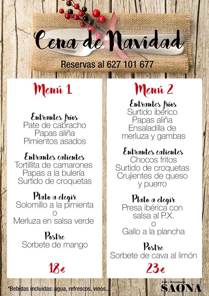 activaPUERTO's tweet photo. Para estas navidades os tenemos preparado un menú muy especial digno de esas fechas.Reservas en el teléfono 627 101 677 en #activaclub https://t.co/vSPUHE5rhF