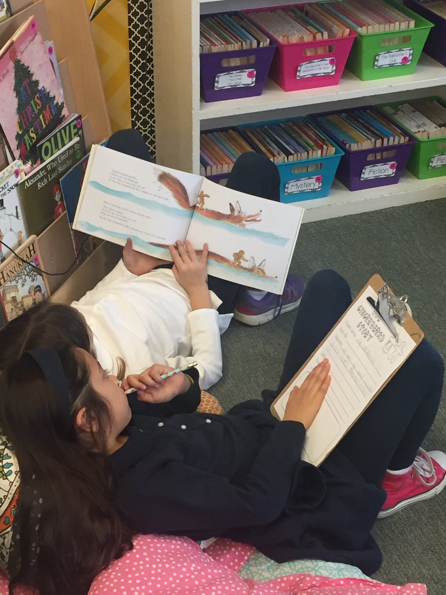 mrs_siegel_poly's tweet photo. We had such an amazing, festive time doing some comparative literature with Mrs. Grogan's 2nd Graders! #GingerbreadMan #PolyConnect https://t.co/WM0LxkDrH3