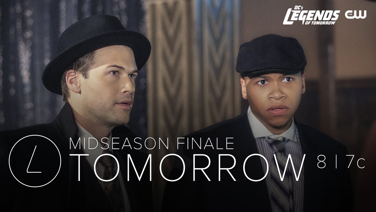 TheCW_Legends's tweet image. DC&apos;s #LegendsOfTomorrow travel back to the 1920s on the midseason finale, Thursday at 8/7c on The CW!
