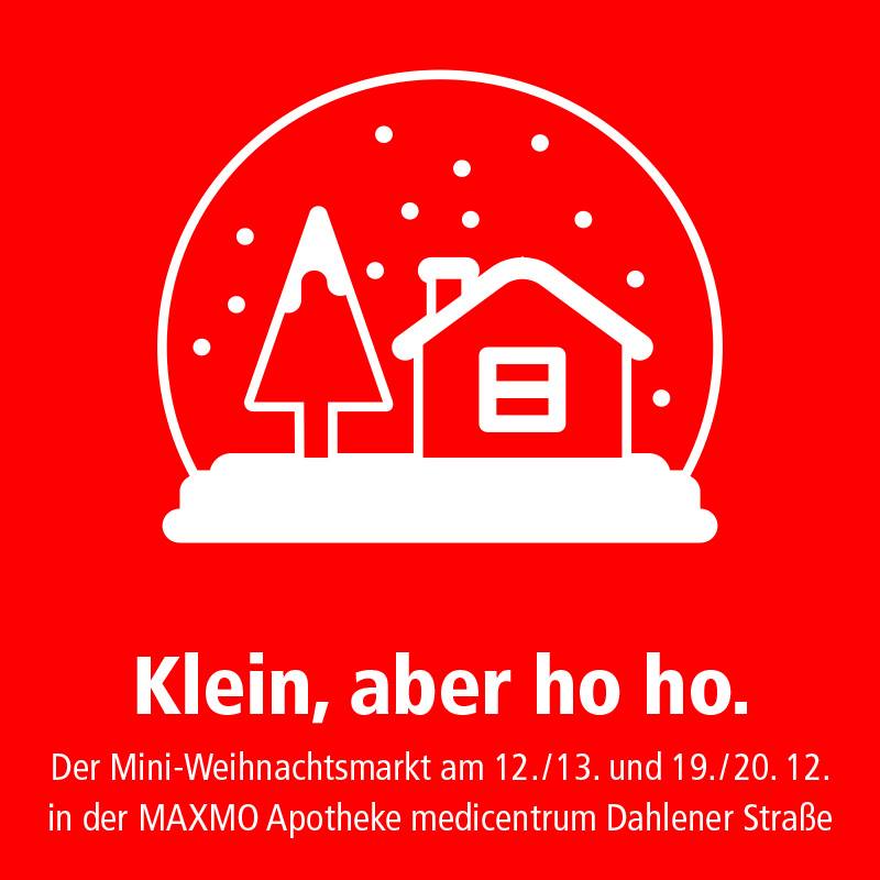 Mini-Weihnachtsmarkt am 12./13./19. und 20.12. Mit großer Tombola, Basteln für die Kleinen und vielen weiteren Attrakationen #maxmo #rheydt