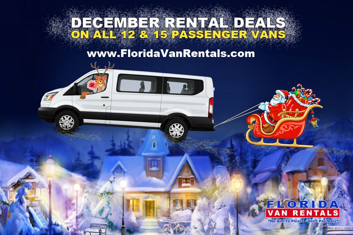 FloridaVanRent's tweet photo. Happy Holidays from Florida Van Rentals. https://t.co/EJiipDxS6y https://t.co/nEi0u3qvtN