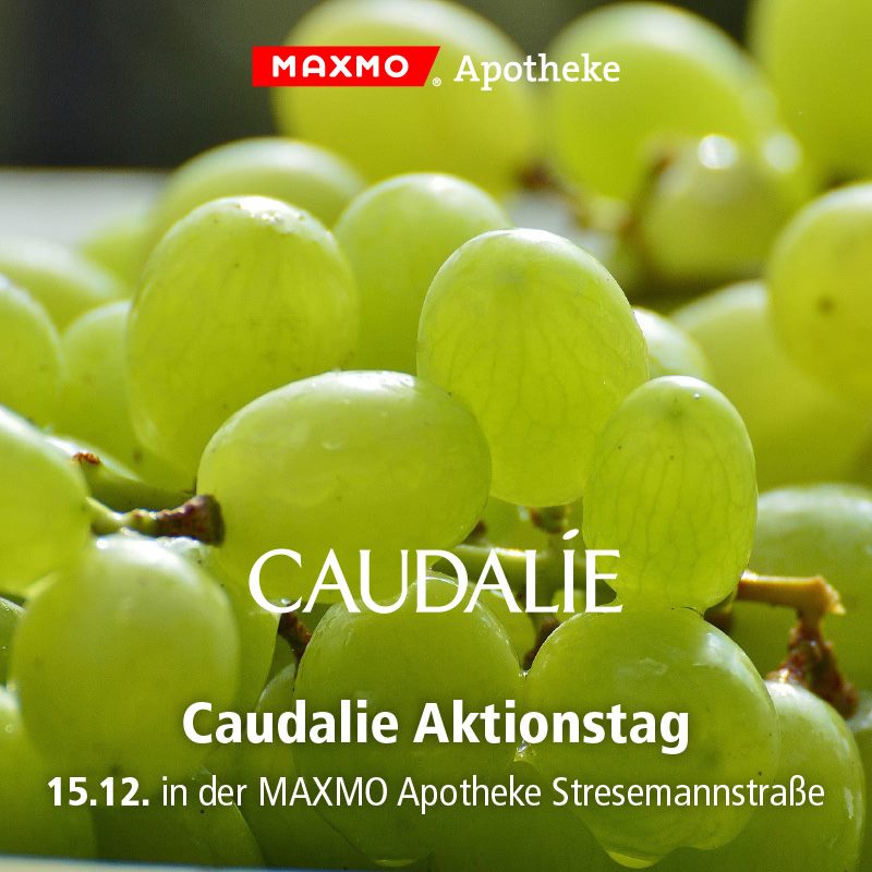 Eine Pause vom Weihnachtsstress. Lassen Sie sich mit Caudalie am 15.12. ab 14 Uhr in der #MAXMO #Apotheke Stresemannstr. verwöhnen #kosmetik