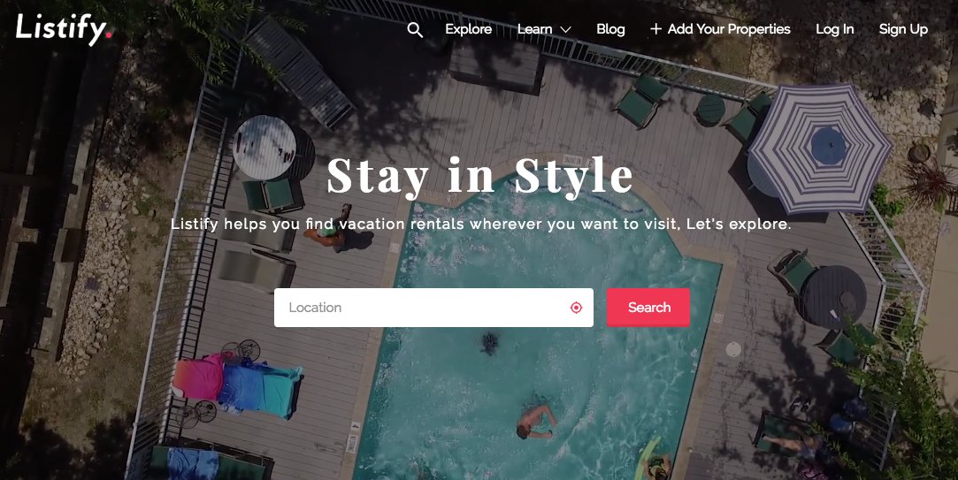 Astoundify's tweet photo. Have you seen our new Rentals demo built with #Listify? It's a beauty! https://t.co/e4maIMBRsr #WordPress https://t.co/TrBEvZEGED
