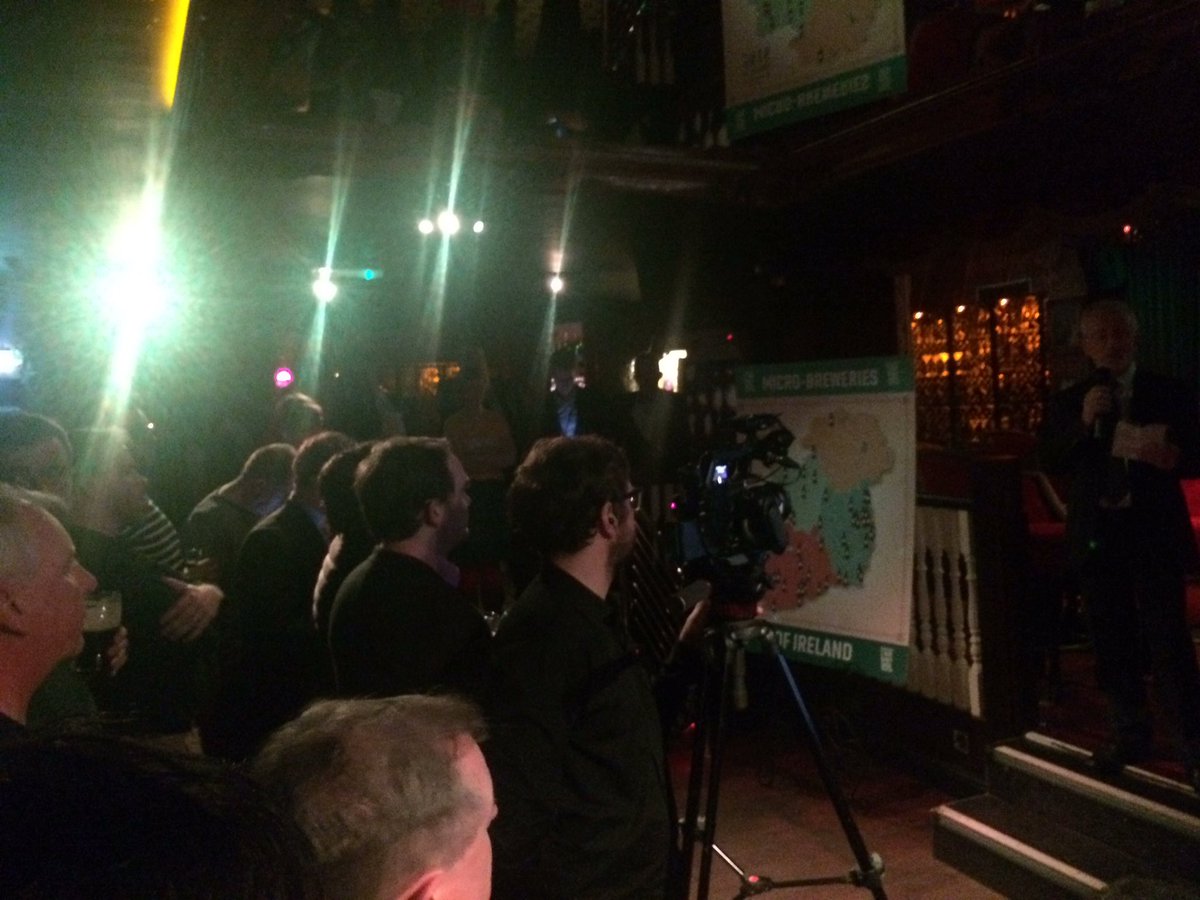 DrinksIreland's tweet photo. Fantastic turnout at launch of #craftdrinksbill @Porterhousebars @alankellylabour https://t.co/JAEg8t3Pbu