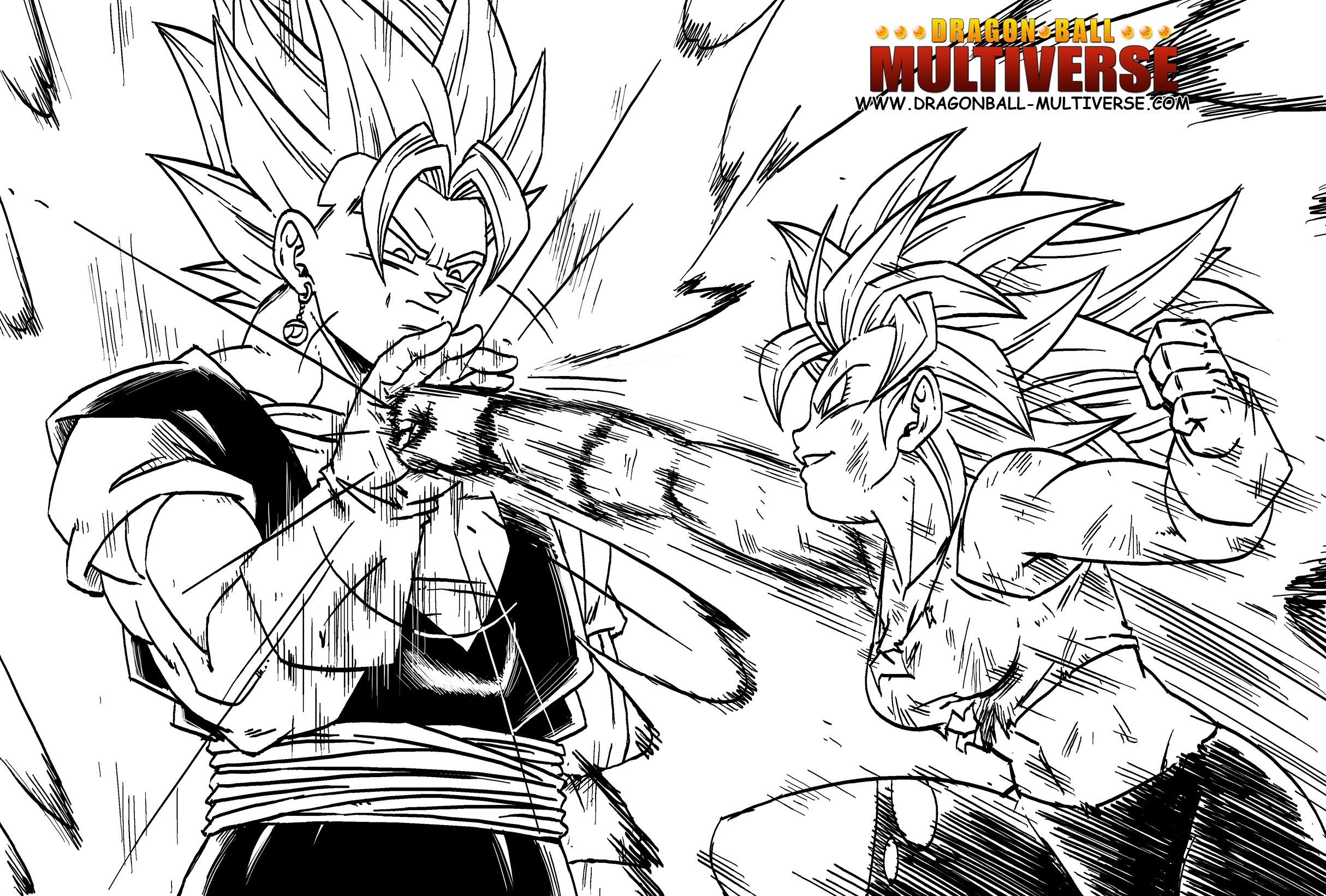 Resultado de imagem para dragon ball multiverse manga