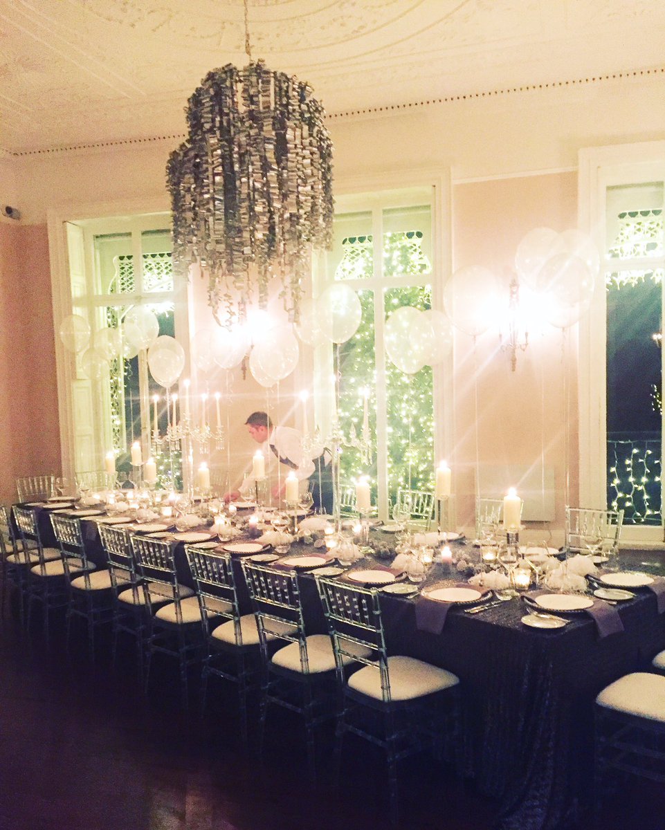 cathy_donohue's tweet photo. The dreamiest table situation ever @RIVERISLANDPRIE #RIXmasDinner ✨🎈🙌🏻 https://t.co/0dzLiLtH5y