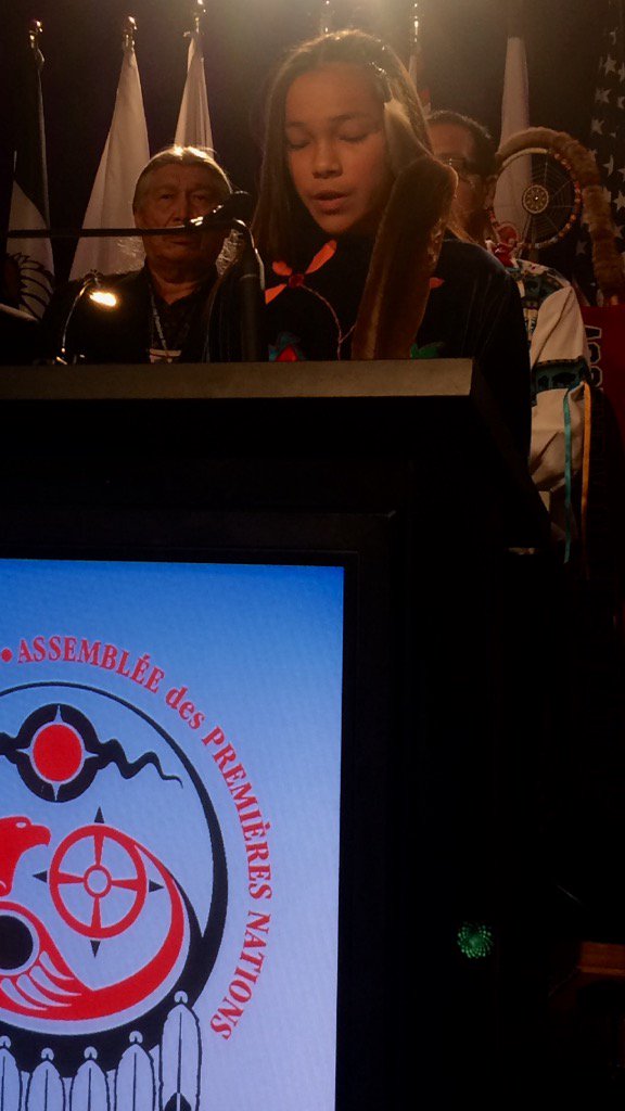 Autumn Peltier for National Chief? No. Autumn Perltier for Prime Minister of Canada #InspirationalLeadership