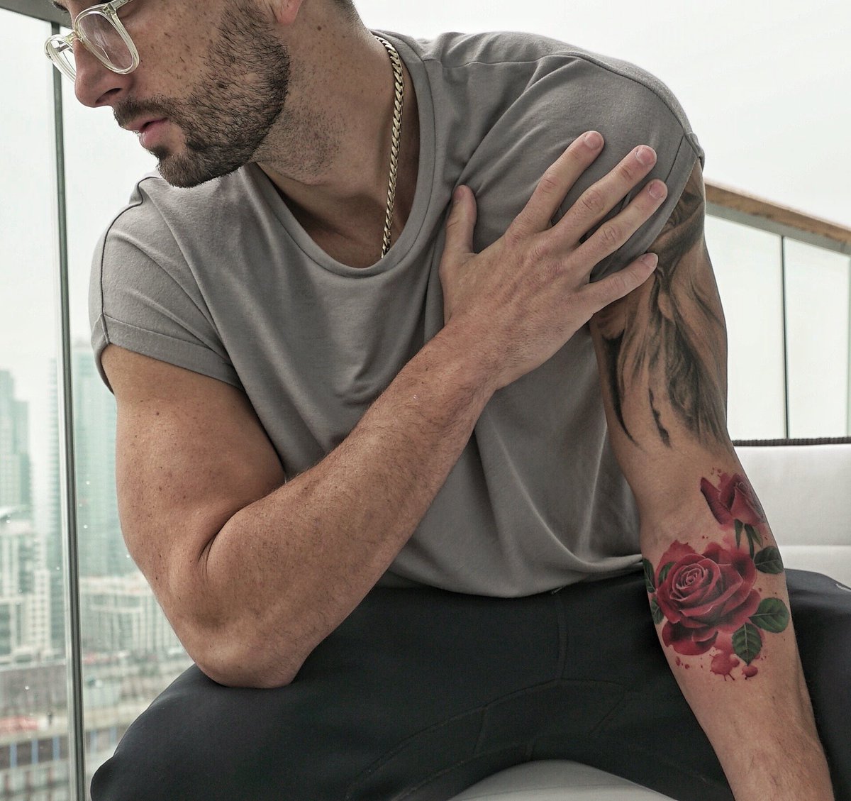 The new Tattoo🌹 It came out amazing!