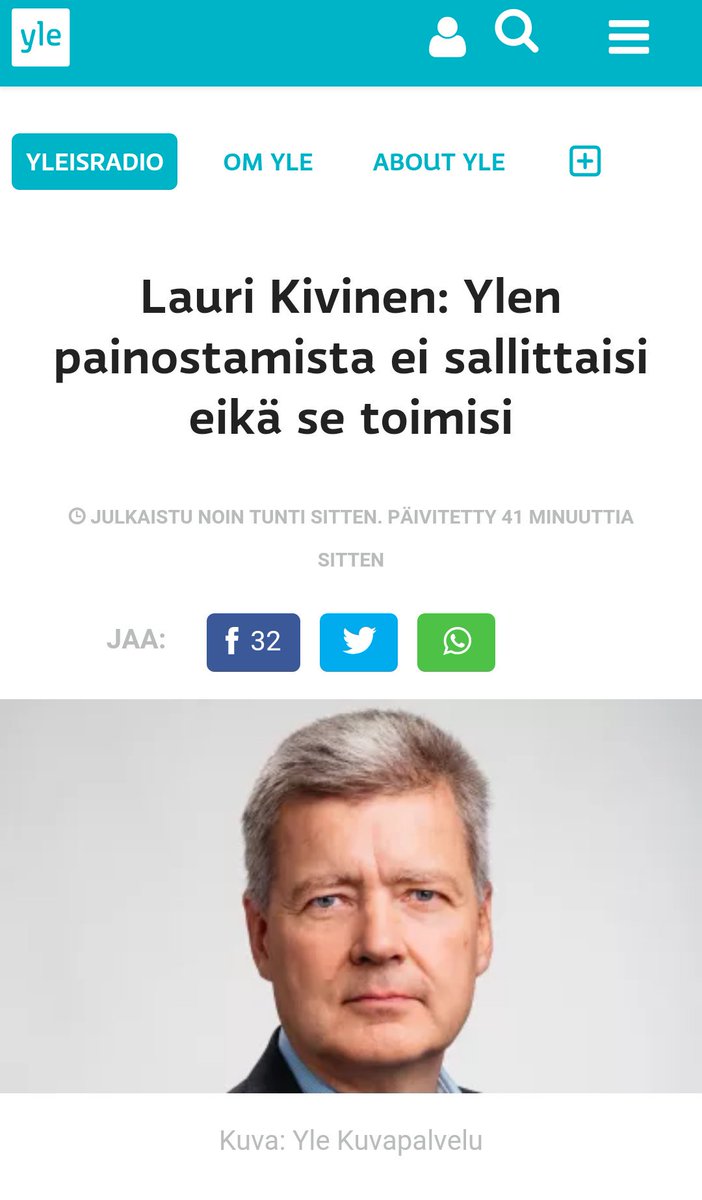 Suomi 2017 Verkosto On Twitter Ylen Organisaatio Paallikoita Ja Esimiehia Naurettavuuksiin Asti Iltalehti Https T Co Sajtdc8u07 Ylegate Painostus Yle Journalismi Https T Co 9ehjhcx6kn