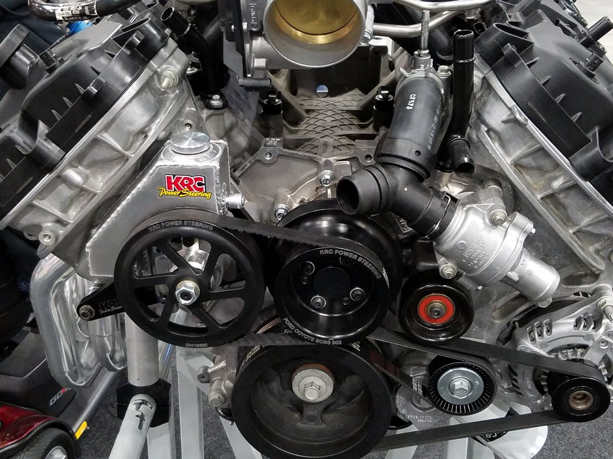 KRCPower's tweet image. Check out the NEW KRC Coyote Tank that fits neatly under the head! Booth #3921 #PRIShow2016 #prishow #crateengine #latemodel #NASCAR