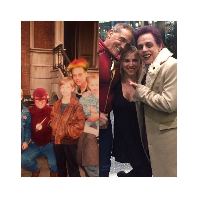ChelseaHamill's tweet photo. These two... #SomeThingsNeverChange #FlashThenandNow #EarthOne #EarthThree https://t.co/XIkBymQnFg