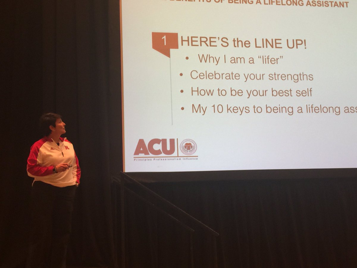 ACU (@assistantcoachu) on Twitter photo Diane Miller of <a href="/HuskerSoftball/">Nebraska Softball</a> joins us on stage now on the Benefits of Being a Lifelong Assistant... "I LOVE being an assistant" π½β€οΈπ½β€οΈ Diane Miller of <a href="/HuskerSoftball/">Nebraska Softball</a> joins us on stage now on the Benefits of Being a Lifelong Assistant... "I LOVE being an assistant" π½β€οΈπ½β€οΈ