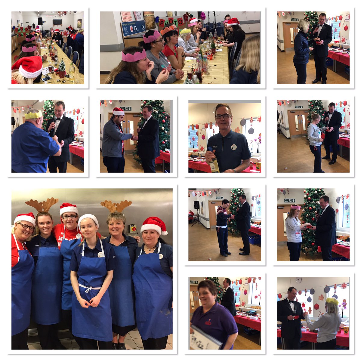 tescoleigh's tweet photo. Colleague Christmas lunches 🎉🎄🎉🎄@JamesG39 @TabithaParry @gzb11 @WendyAbraham @MaryBalkwill https://t.co/Joau2dRbzB