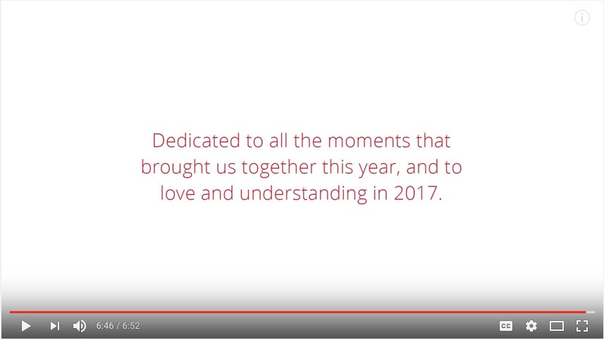 VidCon's tweet photo. Thank you, @YouTube! Here's to love and understanding in 2017! #YouTubeRewind https://t.co/J9XSBOeNJT https://t.co/1cAeFLSTS9