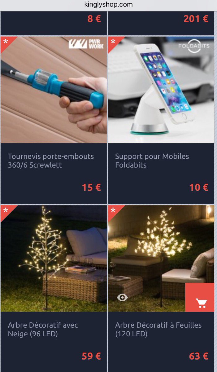 KinglyShopFr's tweet image. Tous vos #cadeaux #parfums #décorations de #noël #cuisine et bien d'autres produits à des prix imbattables, sur Kinglyshop.com