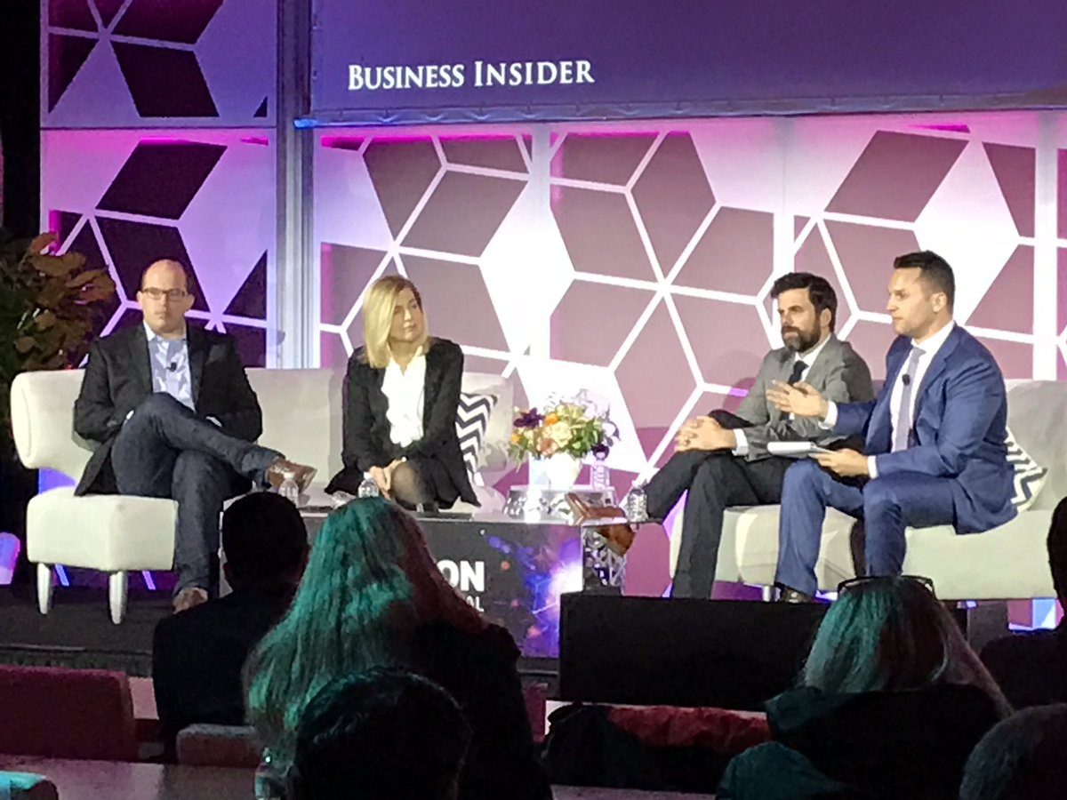 akarl_smith's tweet photo. .@jbarro leading a panel on "fake news" with @brianstelter, @Sulliview, and @McAvoy_TheOnion at #Ignition2016 https://t.co/1OkUIW1lXJ
