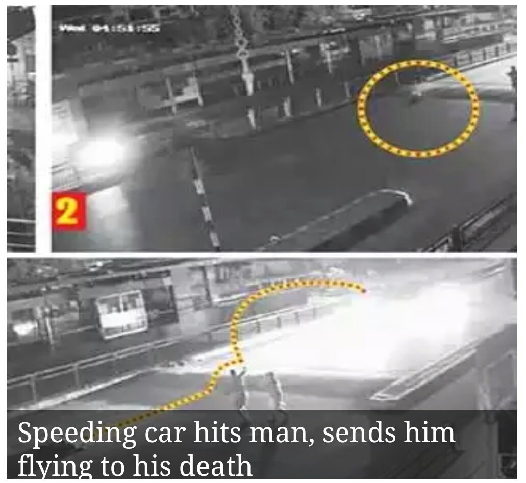 ahmedabadmirror's tweet image. #COVER STORY: Speeding car hits man, sends him flying to his death #rashdrive #hitandrun #ahmedabad bit.ly/2gd60l1