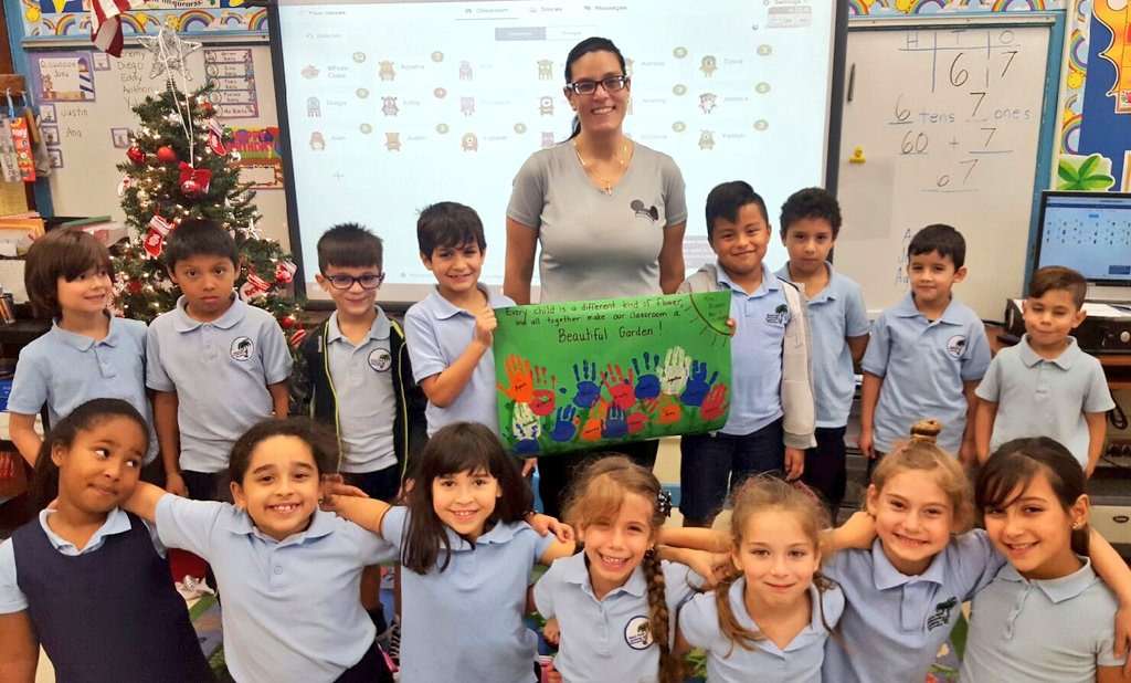 RoyalPalmElem's tweet photo. Every child is different, together they make our school a beautiful garden.
#MDCPSchampionsofinclusion #ISW2016 https://t.co/LVPu9baRY4