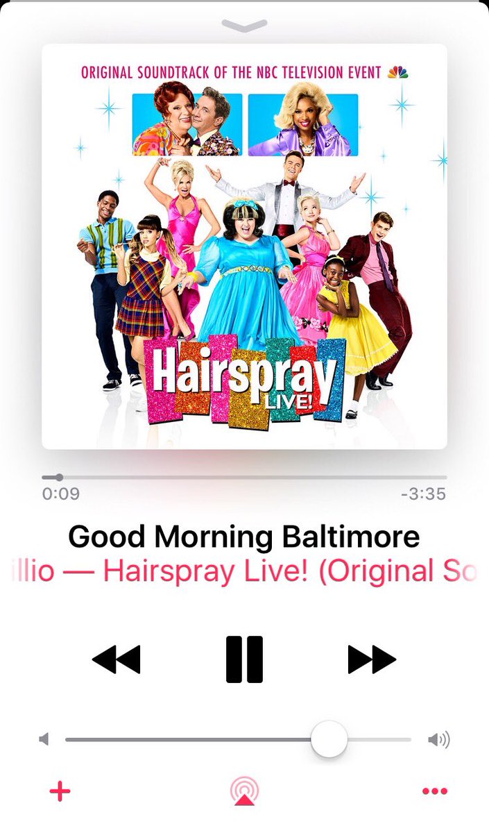 ¿Ya están viendo <a href="/HairsprayLive/">Hairspray Live!</a>?

Nosotros ya hasta compramos el disco 🎙