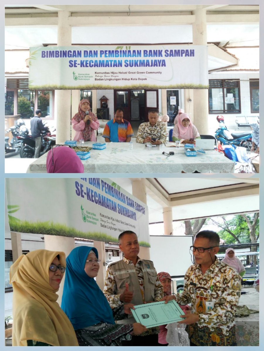 Kegiatan Pembinaan Bank Sampah di Kecamatan Sukmajaya <a href="/blhkotadepok/">BLH Kota Depok</a>