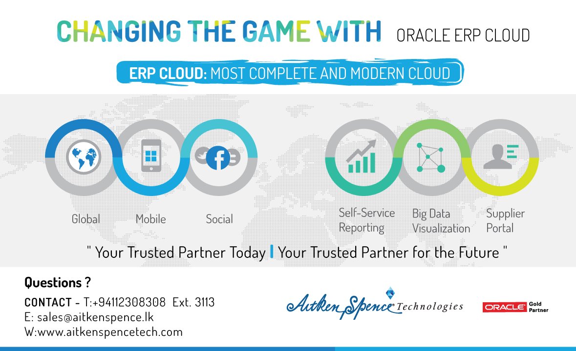 AitkenTech's tweet photo. ERP Cloud :Most Complete and Modern Cloud https://t.co/G16Ncgulbb