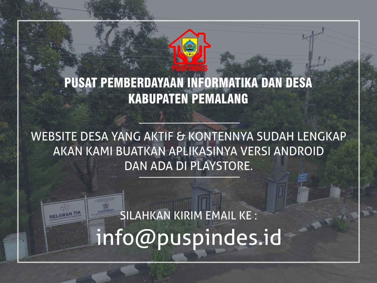 sekilas info #DesaPintar <a href="/desakupemalang/">Desoku mBangun Pemalang</a> <a href="/pakjunaedi/">Junaedi</a> <a href="/ganjarpranowo/">Ganjar Pranowo</a> <a href="/onnowpurbo/">Onno W. Purbo</a> <a href="/PemalangP3md/">P3MD Kab. Pemalang</a> @KabarPML <a href="/AhmadErani/">Ahmad Erani Yustika</a>
