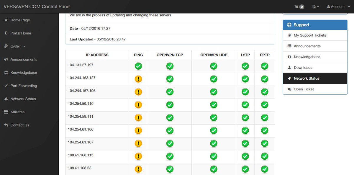 VersaVPN's tweet image. Updated #realtime #vpn monitoring only from versavpn. Get our yearly plan for only $25. We accept #bitcoin #paypal #pertfectmoney.