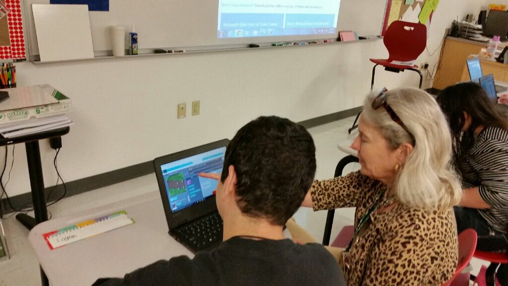 VeraPerkovic_'s tweet photo. Our SVE students participating in #HourOfCode #CSforall
#CooperCodes #BrowardCodes @CooperCityHigh @ccbestbuddies https://t.co/AWG1rb0eXf