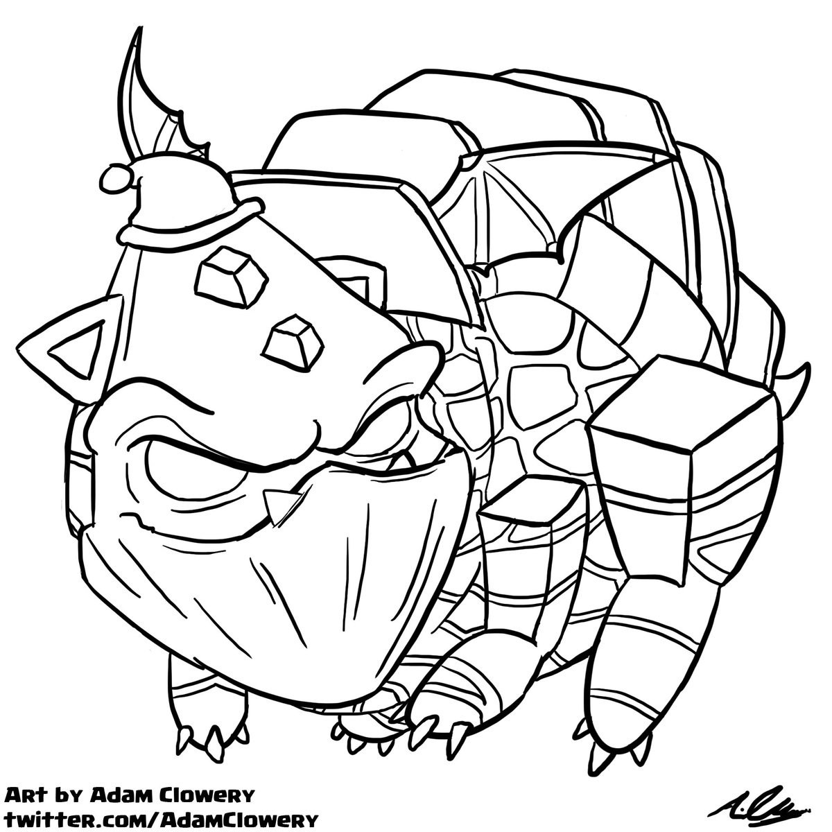 Download Clash Of Clans Lava Hound Coloring Pages Coloring Pages
