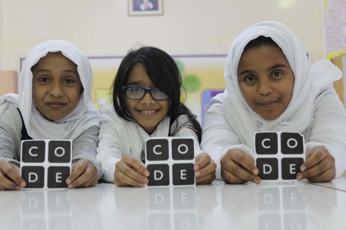 codeorg's tweet image. The #HourOfCode in Oman! #CSEdWeek #CSforAll