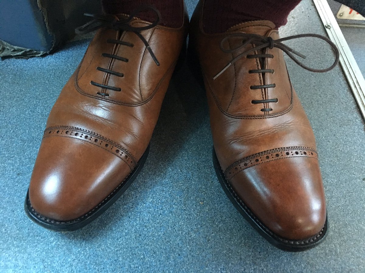 今日はスコッチグレイン！ ベルオムマーブルは経年変化しにくい靴です